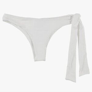 NWT Tavik Goldie Swim Bottom in Ribbed White - Extra Small